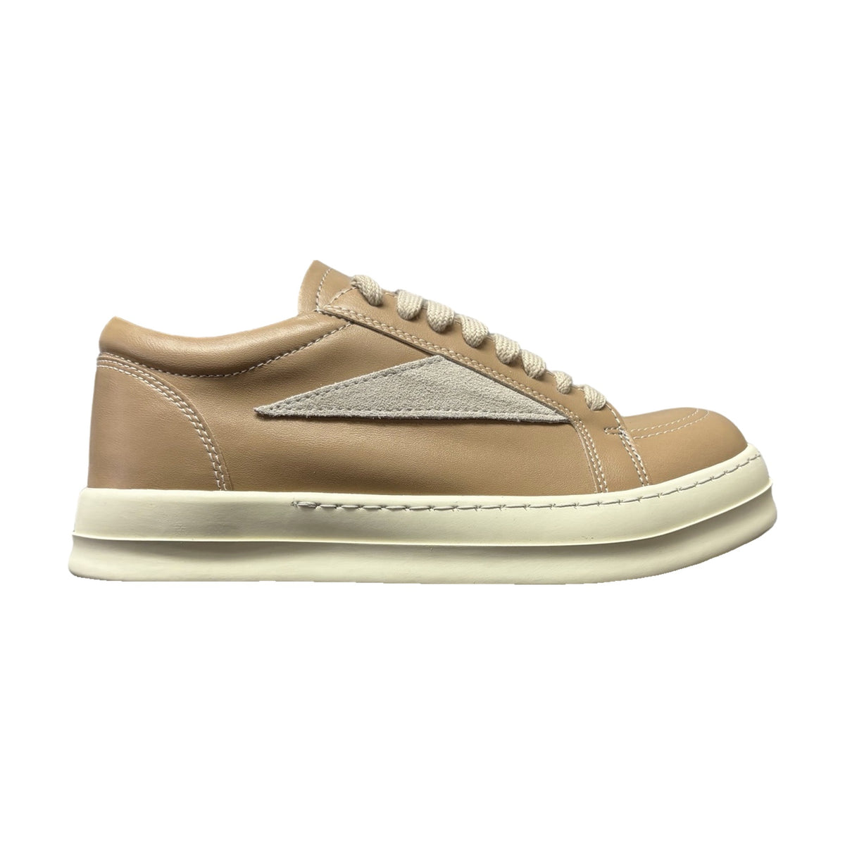 Rick Owens DRKSHDW Vintage Sneaks Leather - Brown White
