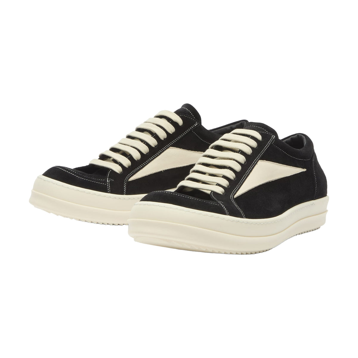 Rick Owens DRKSHDW Vintage Sneaks Suede - Black