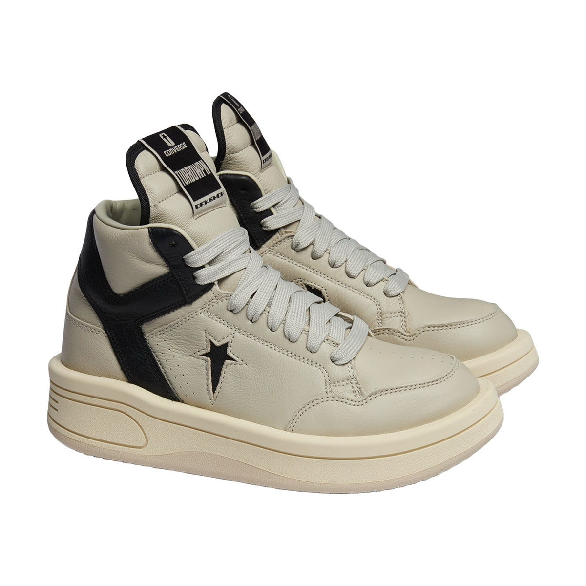 Rick Owens DRKSHDW x Converse TURBOWPN - White Black