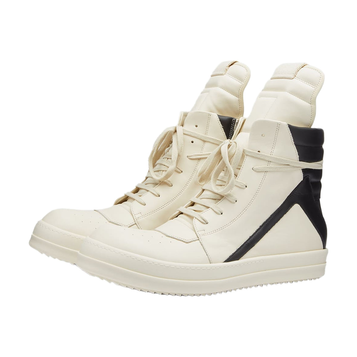 Rick Owens Geobasket High - White Black