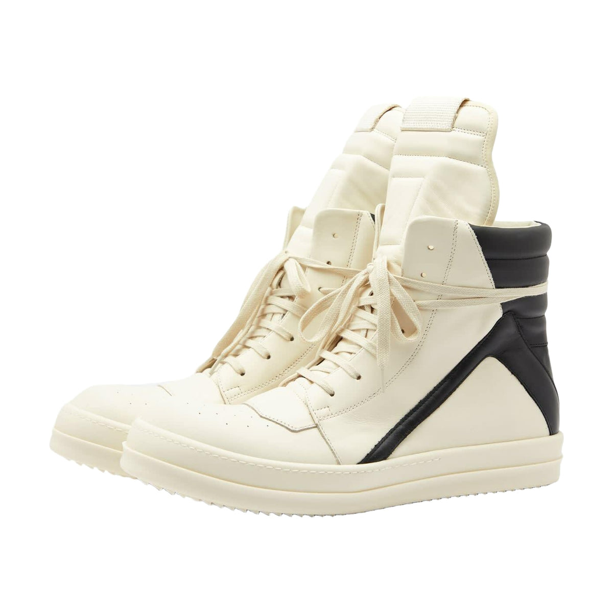 Rick Owens Geobasket High - White Black
