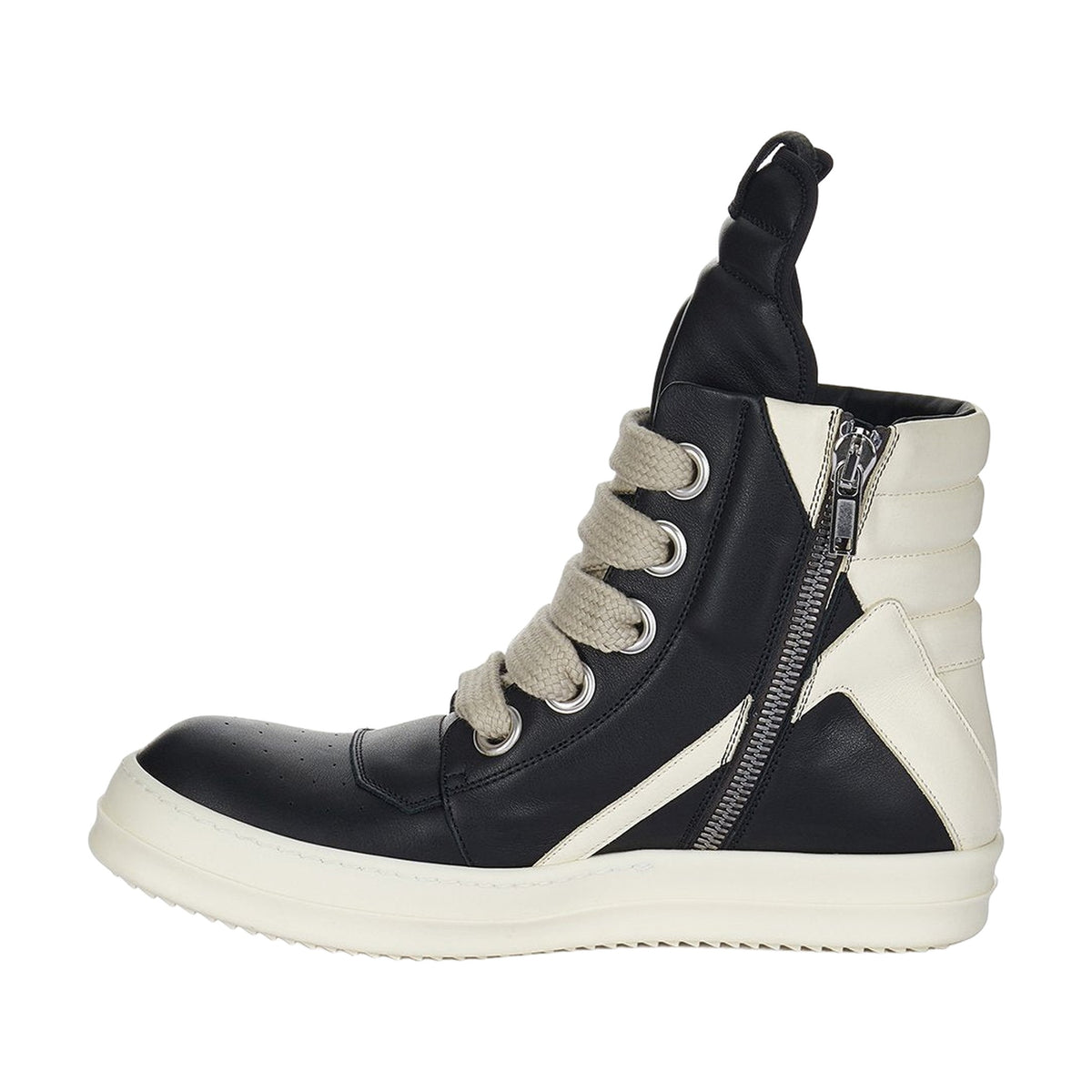 Rick Owens Geobasket Jumbo Lace - Black White