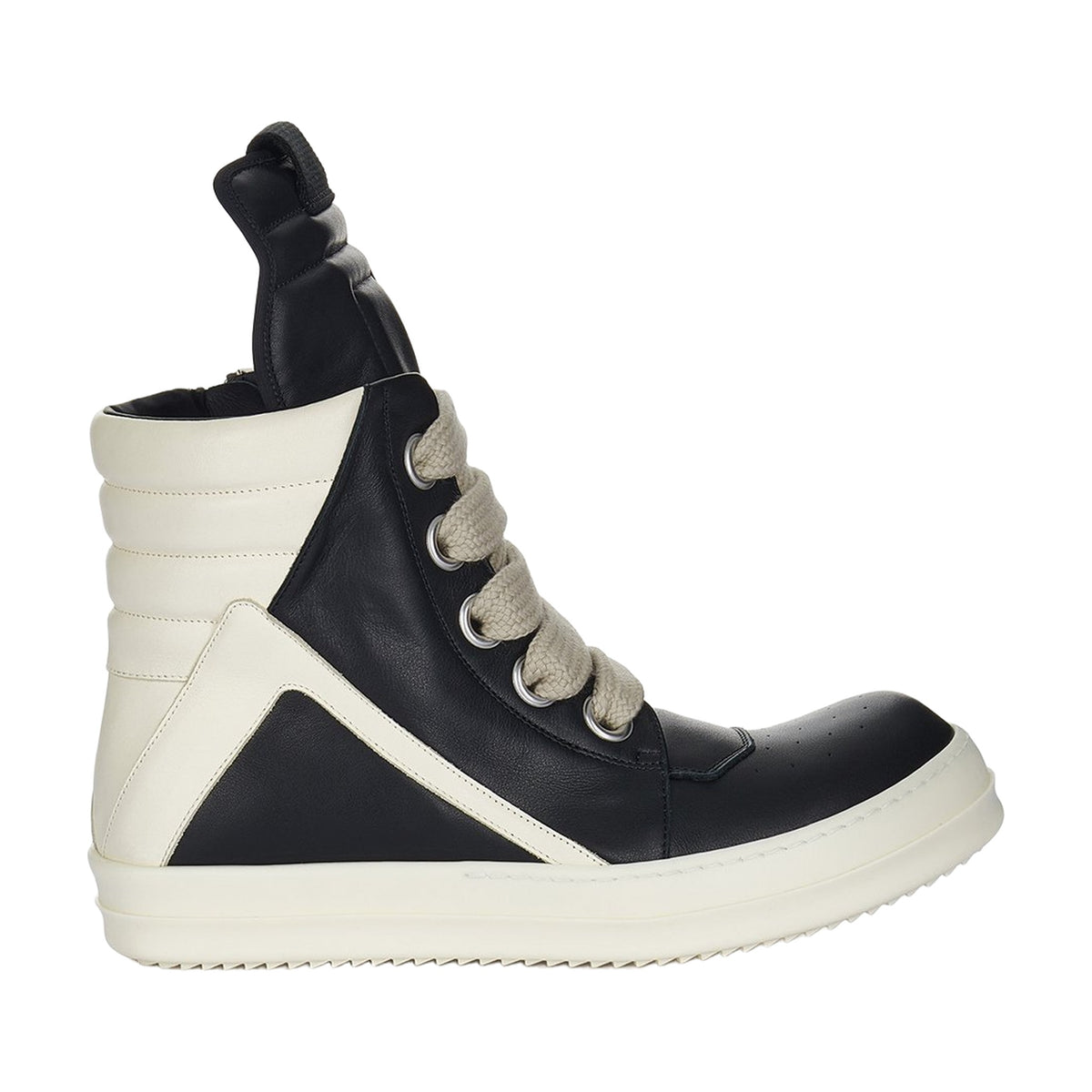 Rick Owens Geobasket Jumbo Lace - Black White