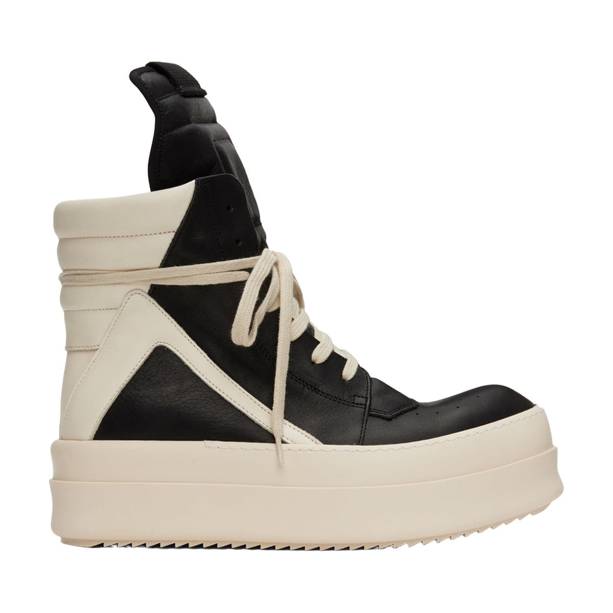 Rick Owens Geobasket Platform - Black White