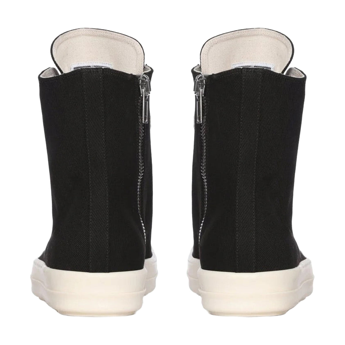 Rick Owens Jumbo Lace High Canvas - Black