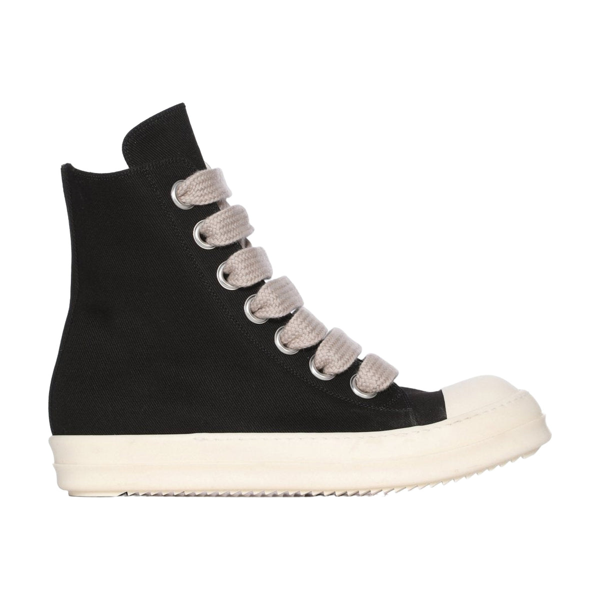Rick Owens Jumbo Lace High Canvas - Black