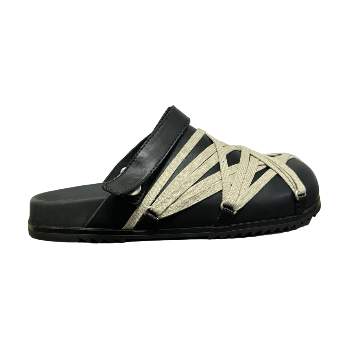 Rick Owens Jumbo Lace Sandals - Black
