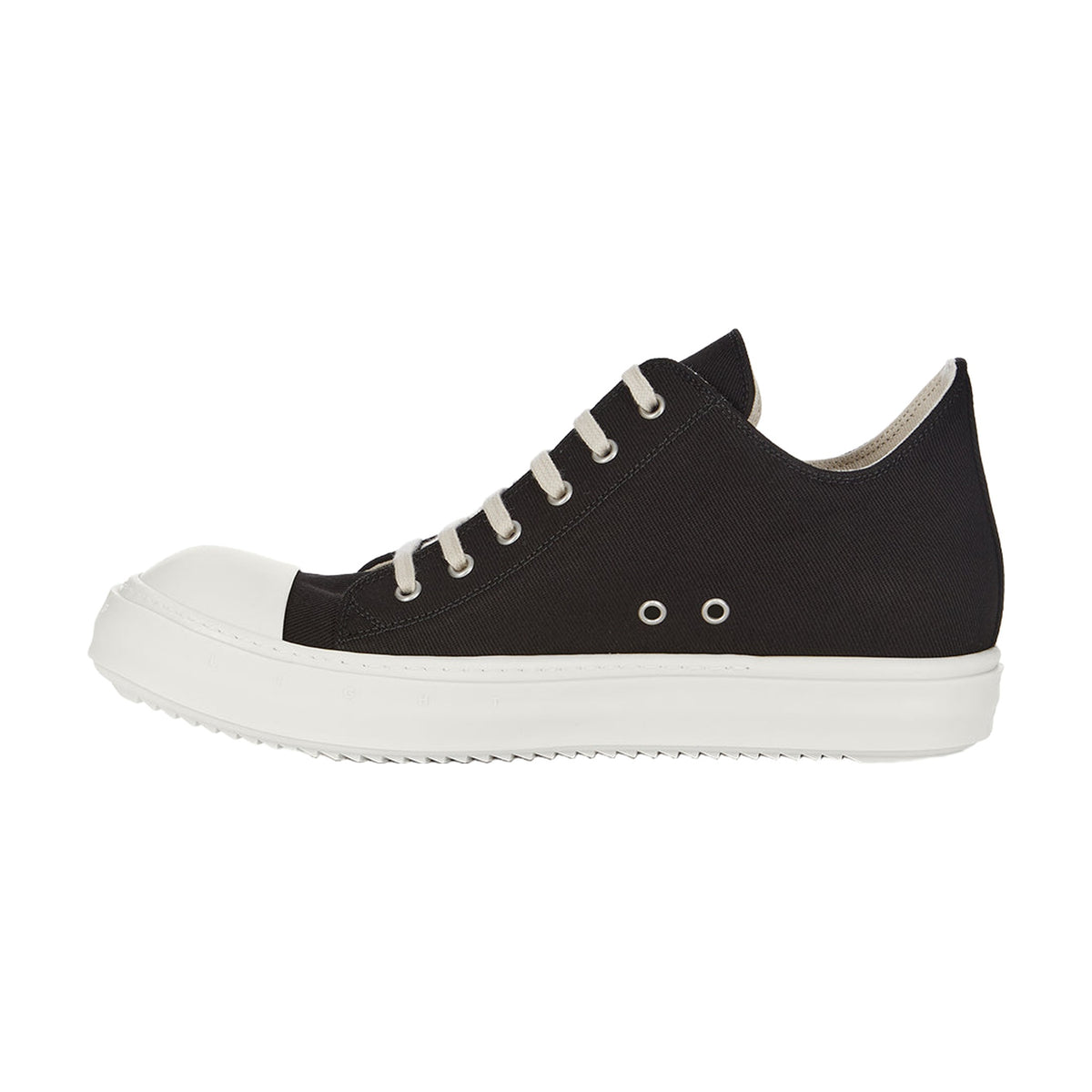 Rick Owens Low Sneaks Nylon - Black