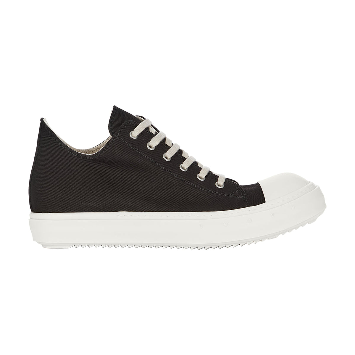 Rick Owens Low Sneaks Nylon - Black