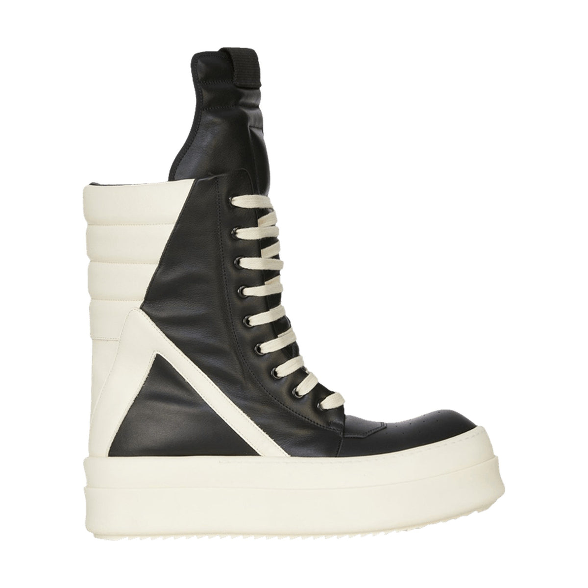 Rick Owens Mega Geobasket - Black White