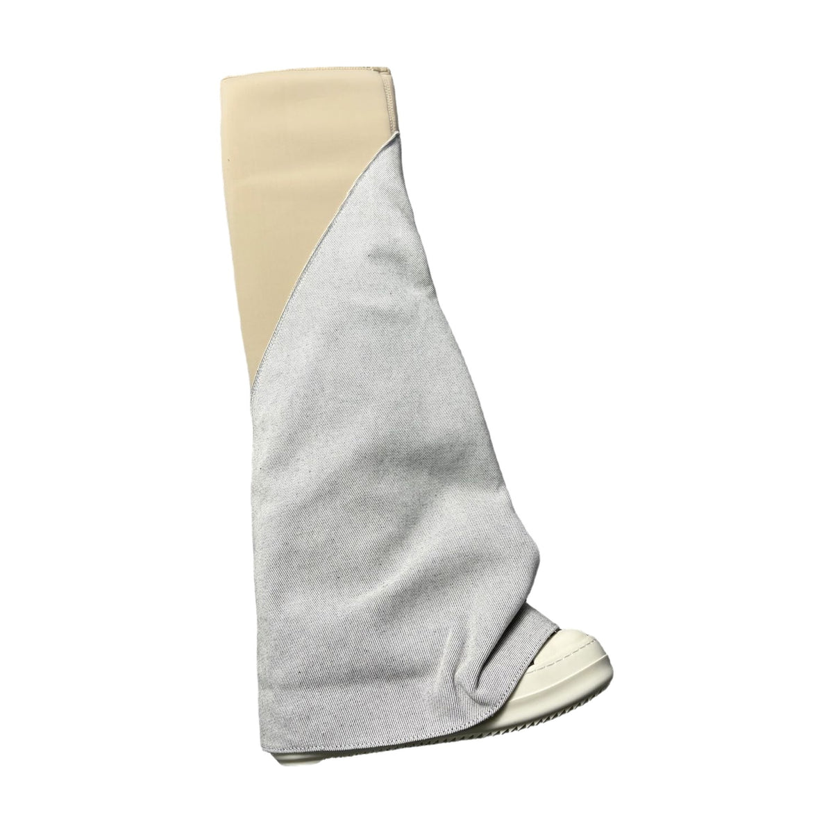 Rick Owens Pant-Leg Boots - Off-White