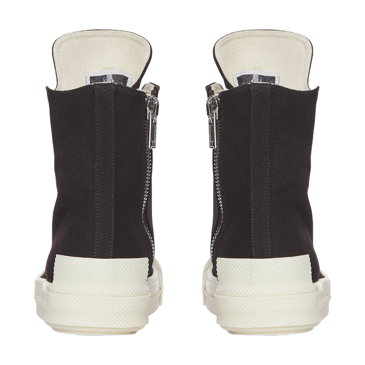 Rick Owens Ramones High Canvas - Black