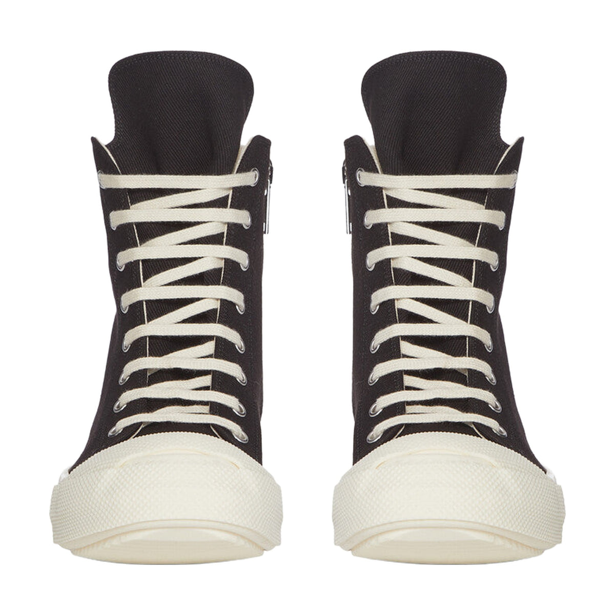 Rick Owens Ramones High Canvas - Black