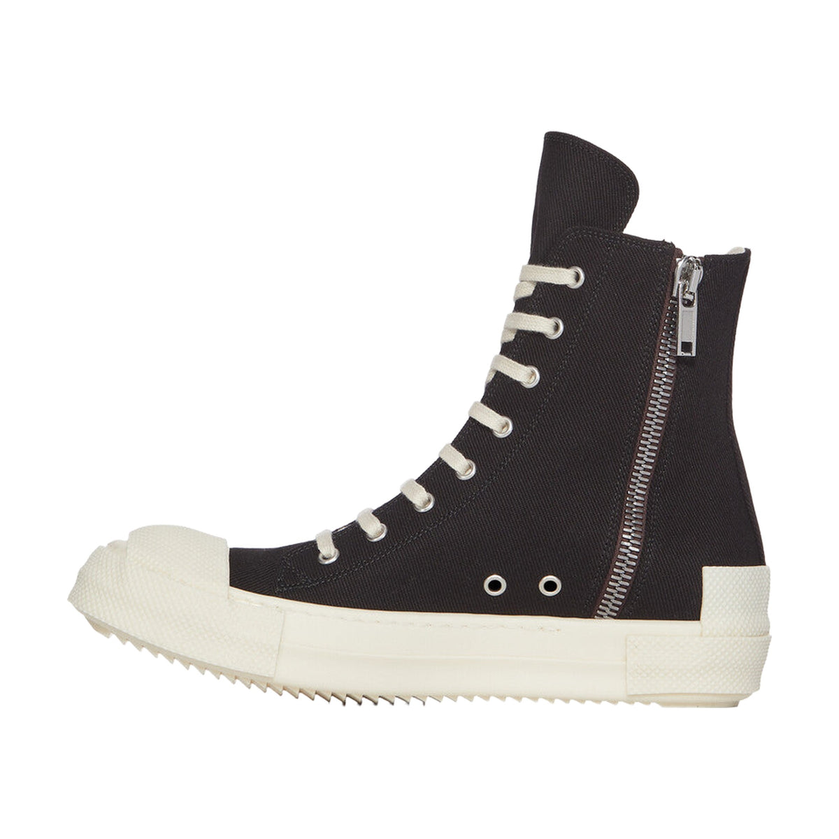 Rick Owens Ramones High Canvas - Black