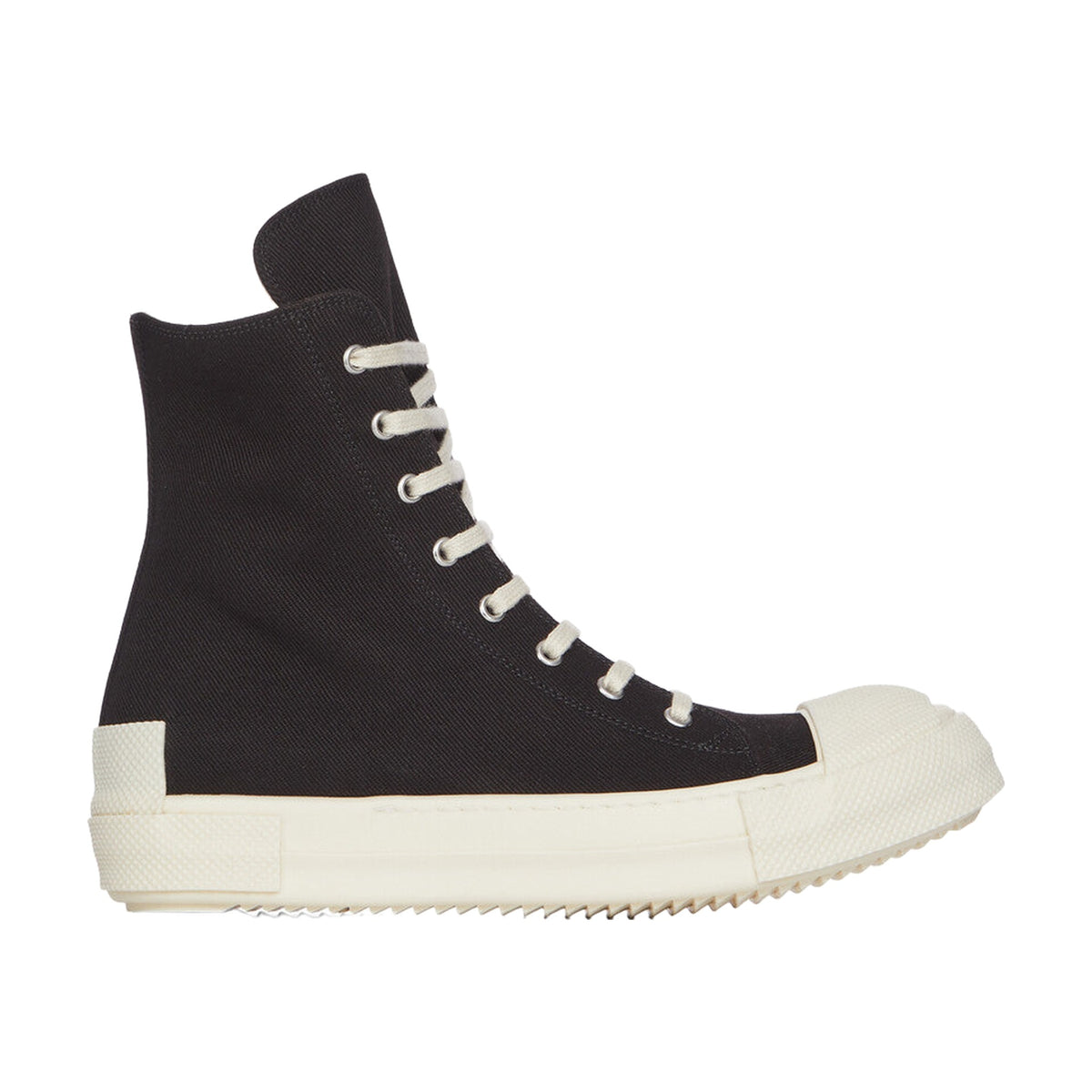 Rick Owens Ramones High Canvas - Black