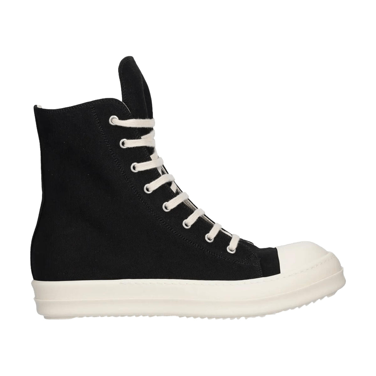 Rick Owens Ramones High Canvas Classic - Black