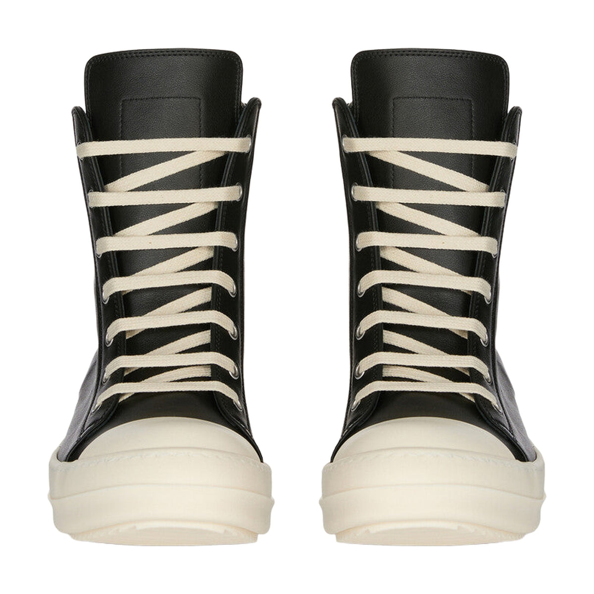 Rick Owens Ramones High Leather - Black