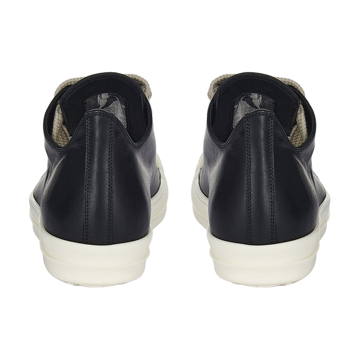 Rick Owens Ramones Jumbo Lace Leather - Black White