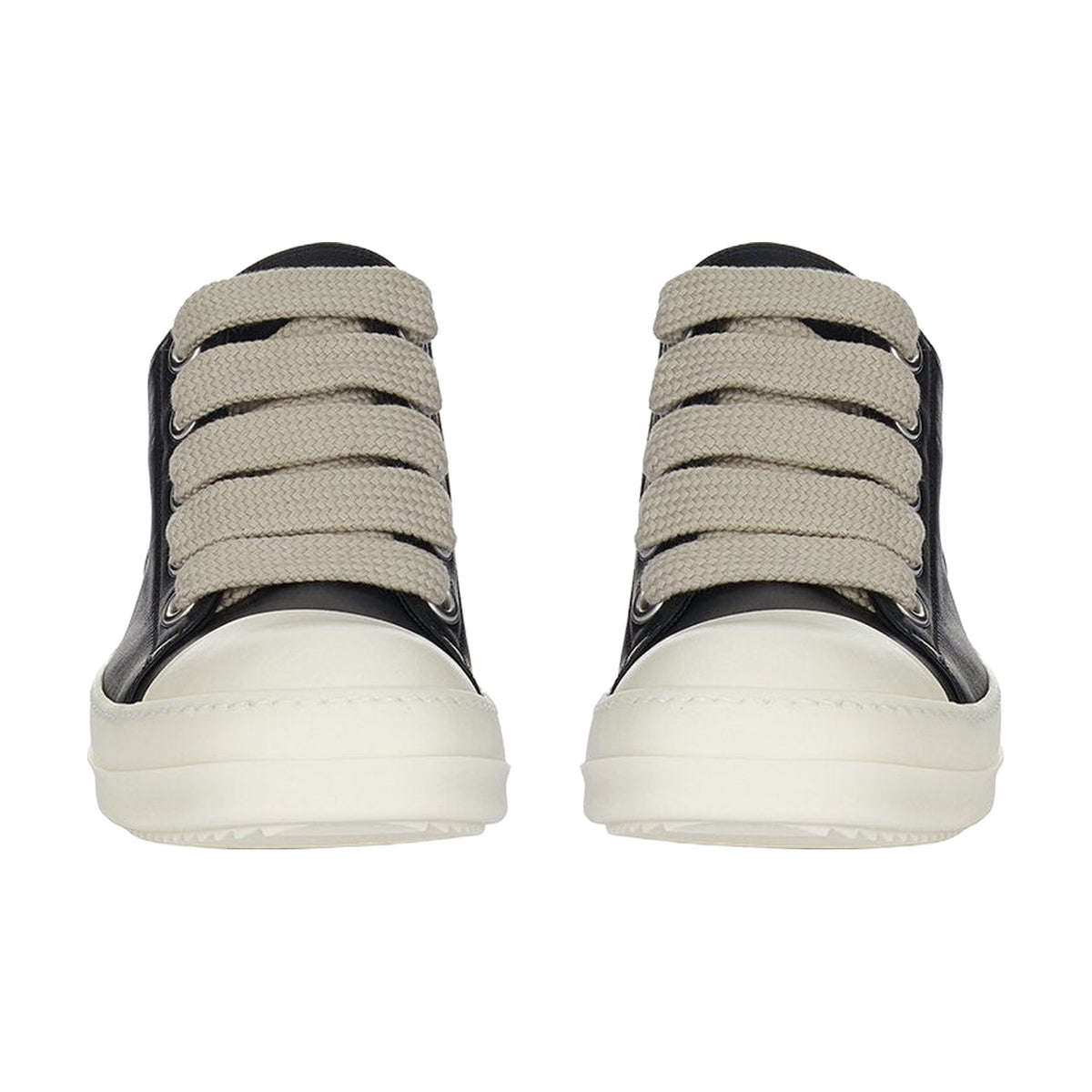 Rick Owens Ramones Jumbo Lace Leather - Black White