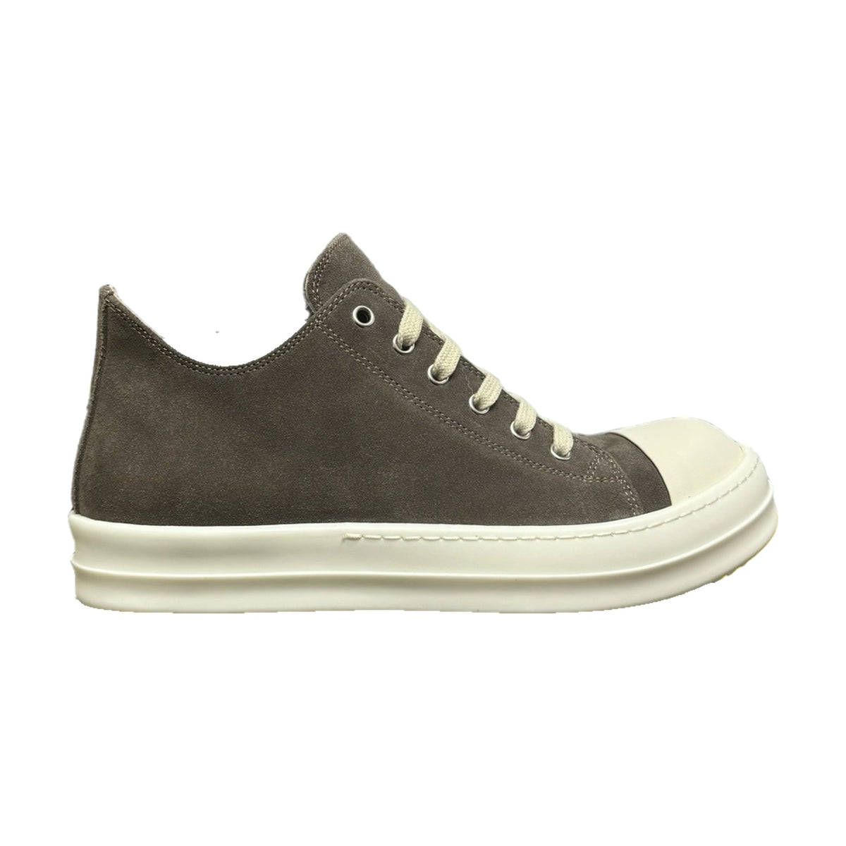 Rick Owens Ramones Low Suede - Brown