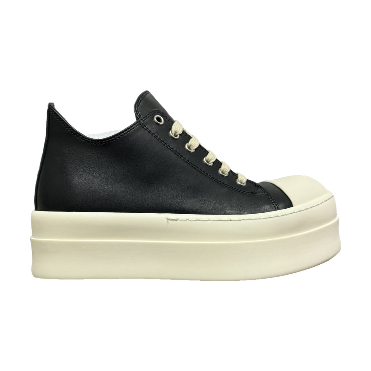 Rick Owens Ramones Platform - Black White