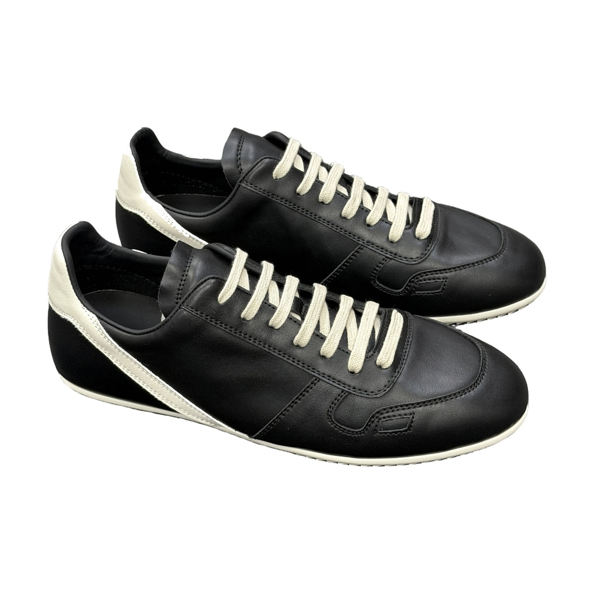 Rick Owens Thin Sole Trainers - Black White