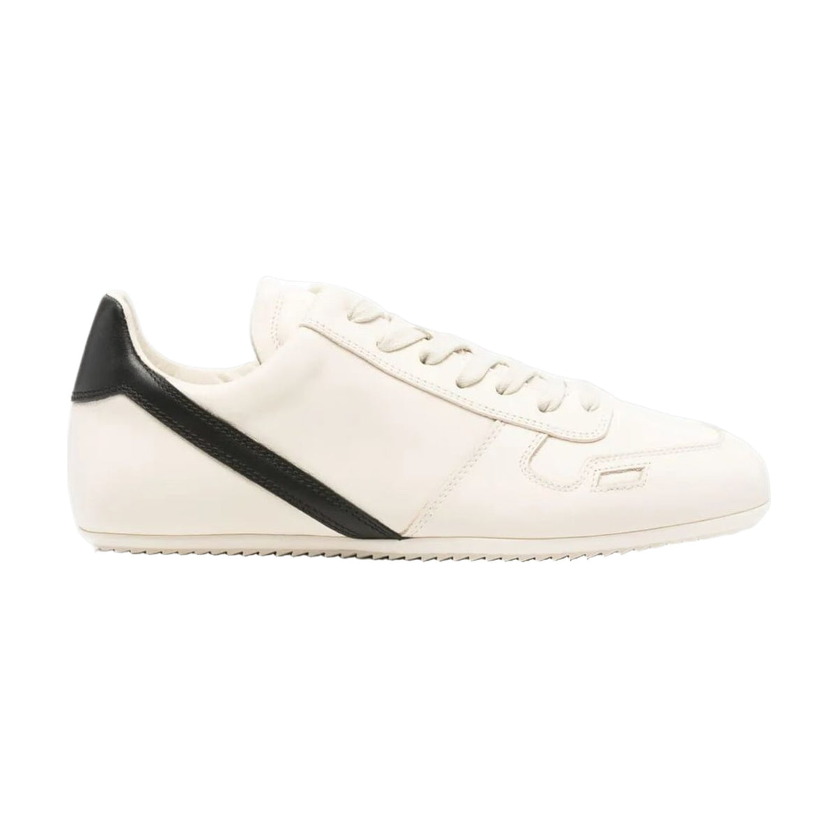Rick Owens Thin Sole Trainers - White Black Stripe