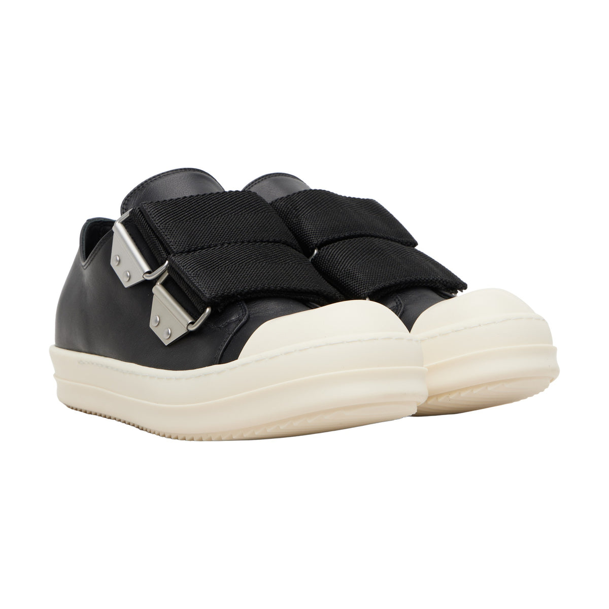 Rick Owens Velcro Low Sneaks - Black