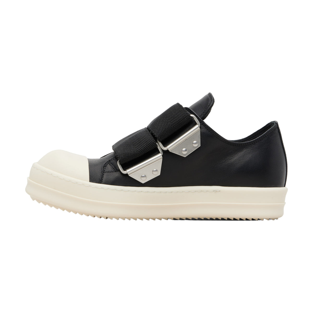 Rick Owens Velcro Low Sneaks - Black