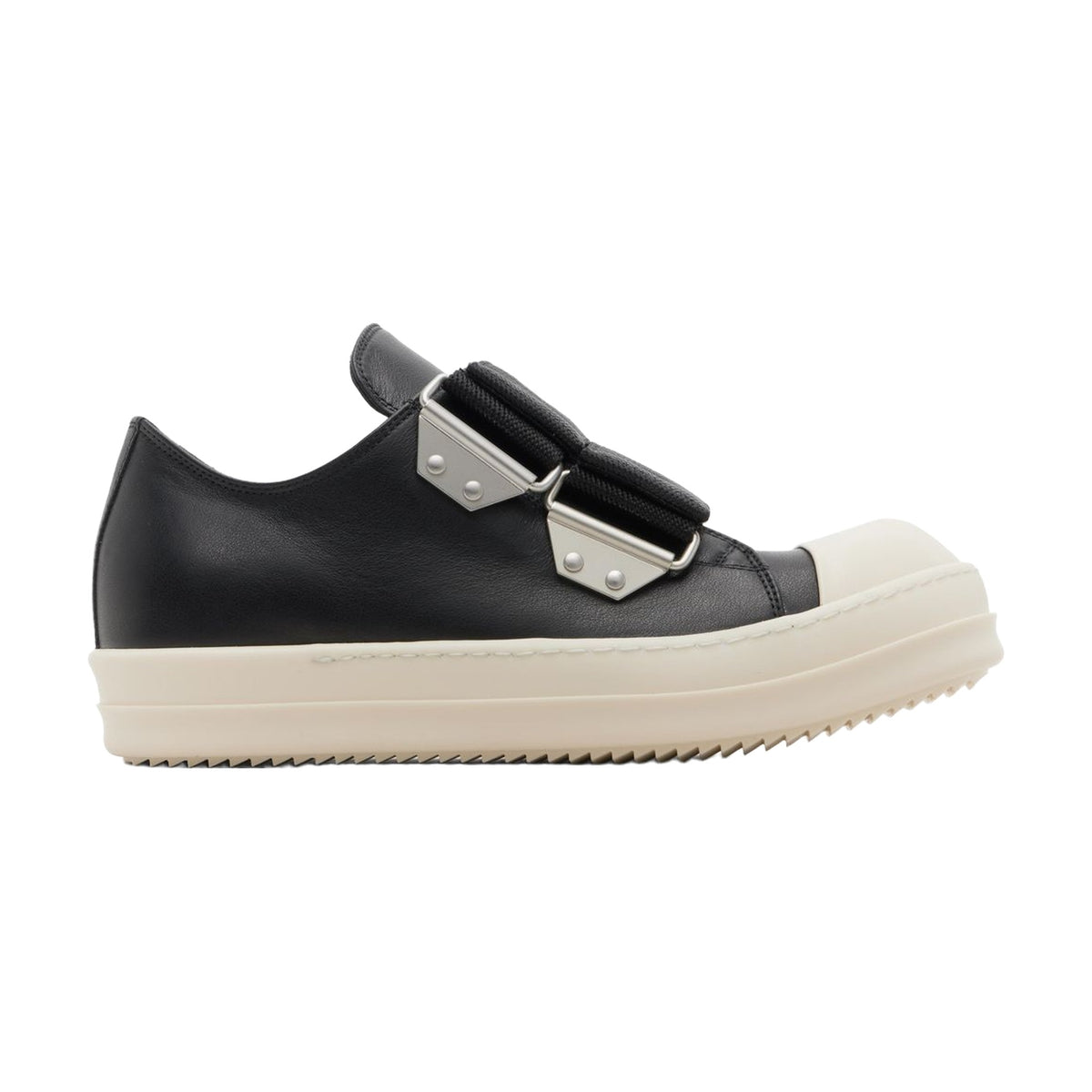 Rick Owens Velcro Low Sneaks - Black