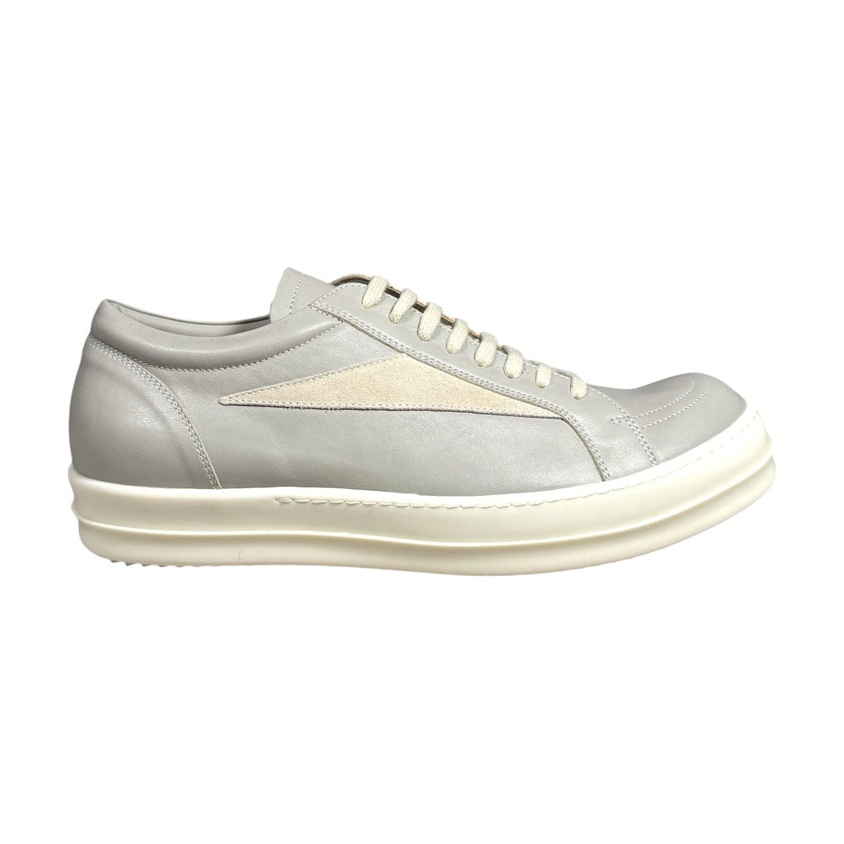 Rick Owens Vintage Sneaks Leather - Nardo Grey