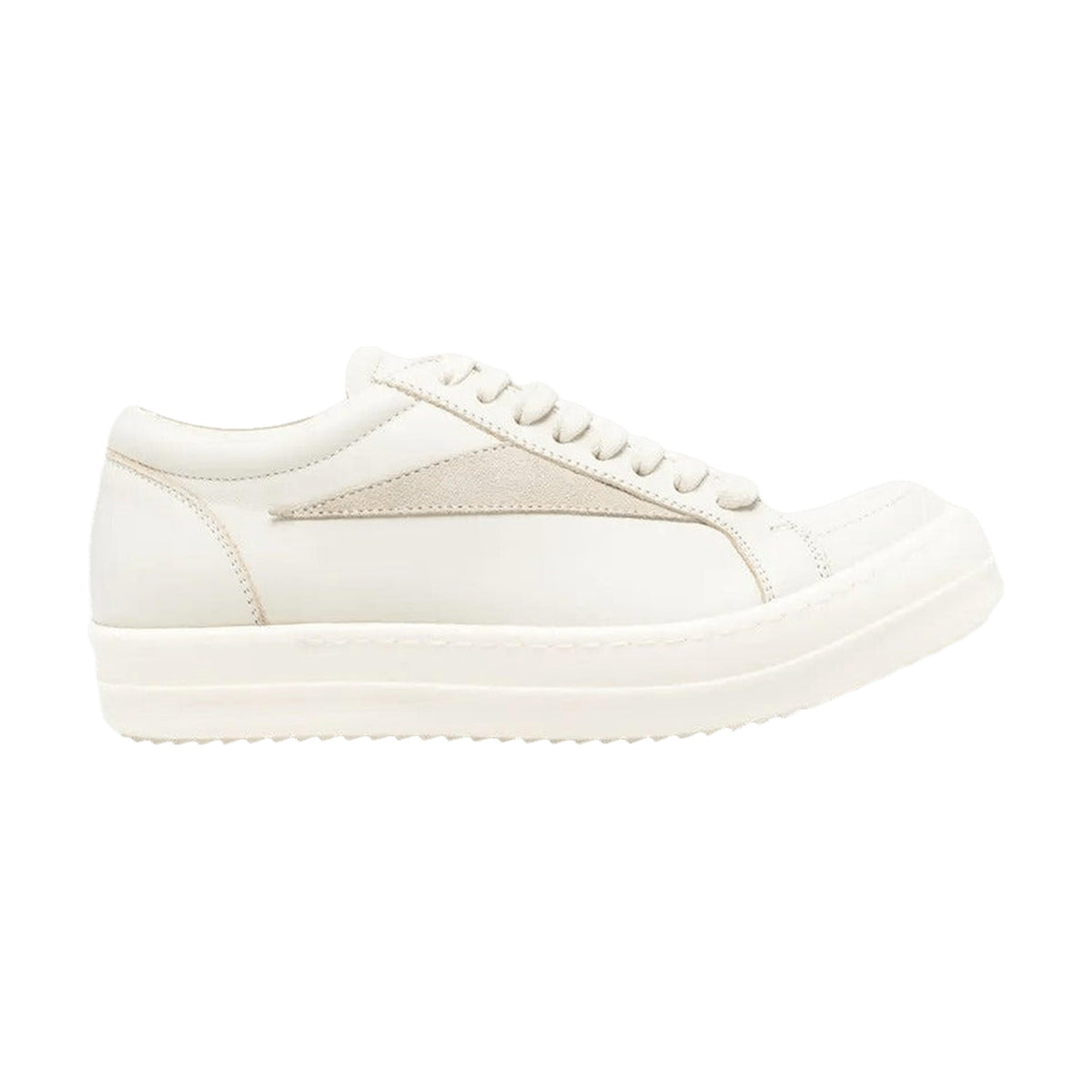 Rick Owens Vintage Sneaks Leather - Pure White