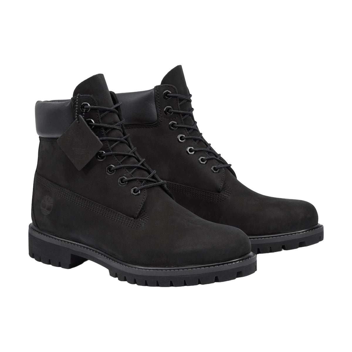Timberland Premium 6-Inch Waterproof Boot — Black Nubuck